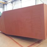 Tolva industrial curvado y plegado piezas calplas