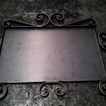 Elemento decorativo fabricado en acero con corte artístico